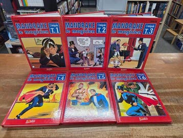Mandrake le magicien T1 à T6 - 6x C - 6 Album - Eerste druk, Nieuw