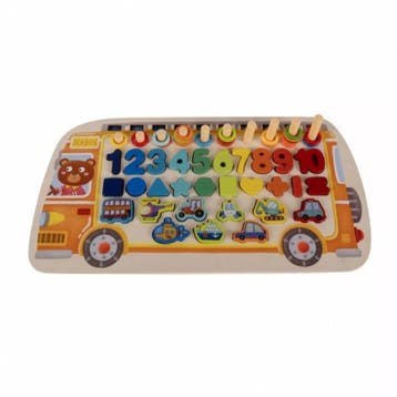 Kruzzel 6-in-1 Houten Sorteer Puzzel - Educatief en Plezi..., Ophalen of Verzenden, Nieuw