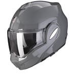 Scorpion Exo-Tech Evo Solid Cement Grijs Systeemhelm, Motoren, Kleding | Motorhelmen, Systeemhelm, XXL, Nieuw met kaartje, Overige merken