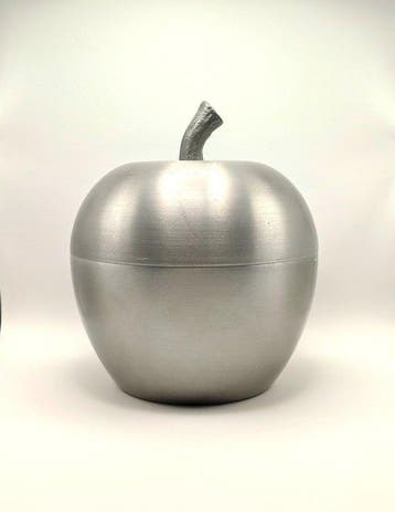 Ijsemmer - Aluminium - Emmer in de vorm van een appel