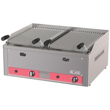 Diverso By Diamond Horeca Lavasteengrill | Gas | 2 Branders, Ophalen of Verzenden, Nieuw in verpakking