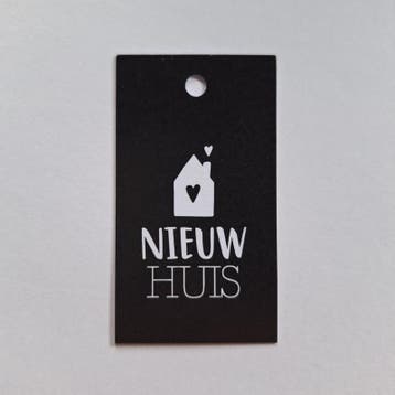 3x Cadeaulabel  NIEUW HUIS (Per 3 stuks, Cadeaulabels), Ophalen of Verzenden, Nieuw