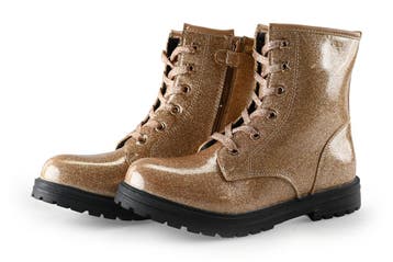 Nelson Veterboots Meisjes in maat 34 Brons, Verzenden, Jongen of Meisje, Schoenen, Zo goed als nieuw