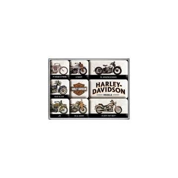Magnetenset Harley Davidson Model Chart CZ-Cado, Verzenden, Nieuw met kaartje