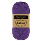 Scheepjes Catona - 10g - 521 Deep Violet, Hobby en Vrije tijd, Breien en Haken, Ophalen of Verzenden, Nieuw, Breien of Haken, Wol of Garen