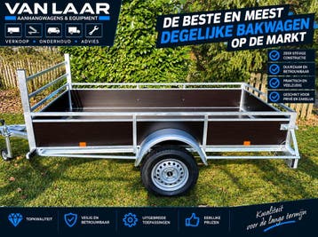 NIEUW de beste aanhangwagen  Enkelas of Tandemasser, Auto diversen, Verzenden, Nieuw