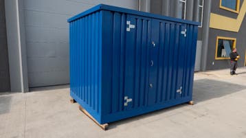 metalen 2x2 container met 250 Liter lekbak + KORTINGSCODE!, Ophalen of Verzenden, Nieuw