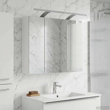 vidaXL Badkamer spiegelkast voor Wit 60 x 14,5 x 50 cm, Verzenden, Nieuw