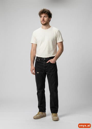 Levis Jeans Heren maat WW33 / L34 Black with grey skull, Ophalen of Verzenden, Nieuw, Levi's