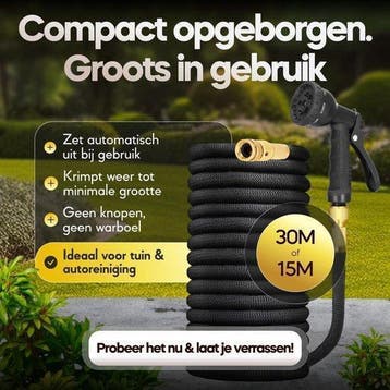 Slimhose | Uitrekbaar Flexibele tuinslang | magic hose tuin, Tuin en Terras, Tuinmeubel-accessoires, Ophalen of Verzenden, Nieuw