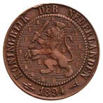 2½ Cent 1894-1898 Wilhelmina (1e type) ZFr, Verzenden