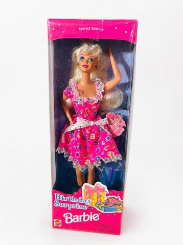 Mattel - Barbiepop 1996 Birthday Surprise Barbie Doll -