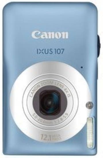 Canon IXUS 107 Digitale Compact Camera - Blauw (In doos), Verzenden, Zo goed als nieuw