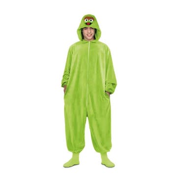 Oscar Sesamstraat Onesie Kostuum Volwassenen, Ophalen of Verzenden, Nieuw