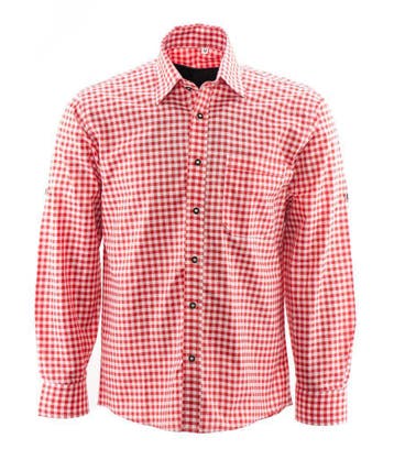 Oktoberfest blouse rood/wit dames - Oranje / L (52), Ophalen of Verzenden, Nieuw