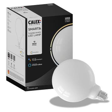 Calex Smart LED Lamp Globe XL White E27 7,5W 1055lm G125, Huis en Inrichting, Lampen | Losse lampen, Ophalen of Verzenden, Nieuw