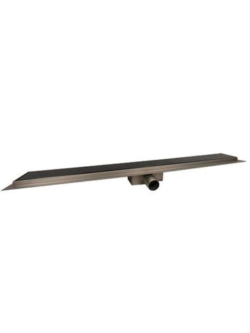 Luxe douchedrain 80cm zwart met glasplaat (Opruiming), Ophalen of Verzenden, Nieuw, Overige typen