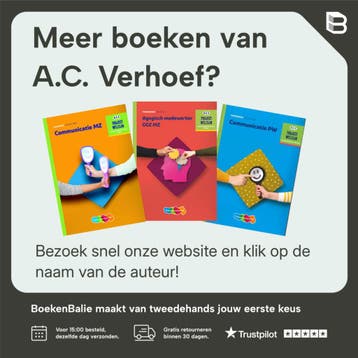 Persoonlijke verzorging MZ / niveau 3/4 / Traject Welzijn, Boeken, Verzenden, Gelezen, A.C. Verhoef
