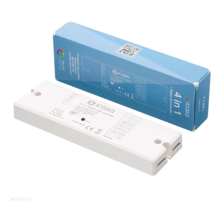 iCasa 4-in-1 Zigbee 3.0 LED controller - dimmer - 12-24V -, Doe-het-zelf en Verbouw, Elektra en Kabels, Schakelaar, Nieuw, Ophalen of Verzenden