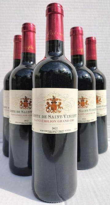 2022 Comte de Saint Vincent - Bordeaux, Saint-Émilion Grand, Nieuw