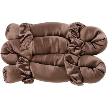 Beauty Pillow – Luxury Silk Heatless Curls Brown, Verzenden, Nieuw
