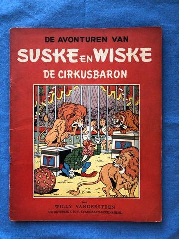 Suske en Wiske RV-21 - De cirkusbaron - 1 Album - Eerste, Nieuw