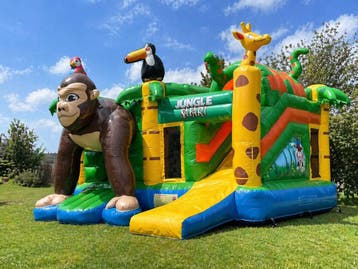 Jungle Springkussen huren Breda, Ophalen of Verzenden, Nieuw