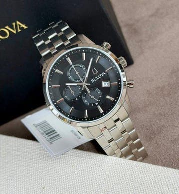 Bulova - Sutton Chronograph Date Black - Zonder minimumprijs, Nieuw