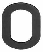 Huisnummer SQUARE LSQHN150-0 mat zwart, Verzenden, Nieuw