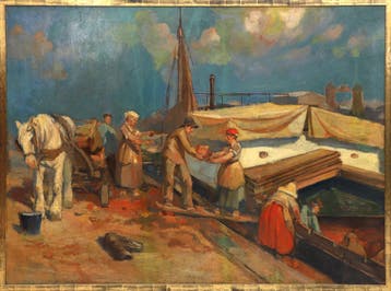 August Willem van Voorden (1881-1921), Boten aan de Schie