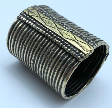 Etnisch zilver en verguld 262 gr - Armband - Islamitische, Antiek en Kunst