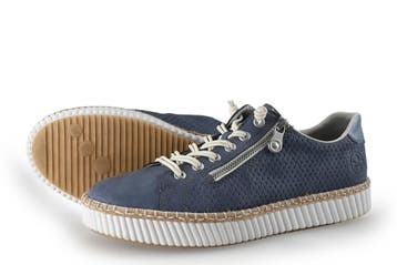 Rieker Veterschoenen in maat 40 Blauw, Kleding | Dames, Schoenen, Overige typen, Zo goed als nieuw, Rieker, Verzenden