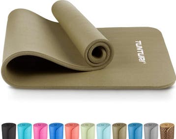 Tunturi NBR Yogamat Anti Slip - Fitnessmat Extra dik & zacht, Ophalen of Verzenden, Zo goed als nieuw