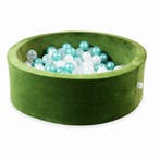Ronde ballenbak soft velvet 90 cm met 200 ballen naar keu..., Ophalen of Verzenden, Nieuw
