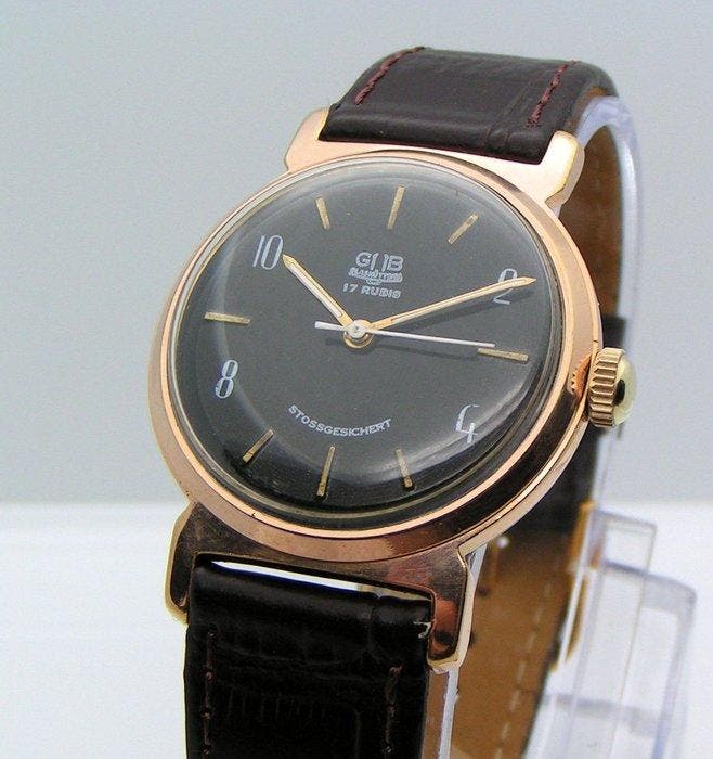 GUB Glashütte - Stossgesichert - cal. 70.1 - Zonder, Sieraden, Tassen en Uiterlijk, Horloges | Heren