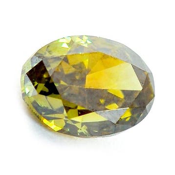Zonder minimumprijs - 1 pcs Diamant (Kleurbehandeld) - 0.43, Nieuw