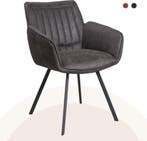 Eetkamer stoelen Microfiber 100 X Kleur vanaf €36,95p/st., Bruin, Nieuw, Ophalen of Verzenden, Vijf, Zes of meer stoelen
