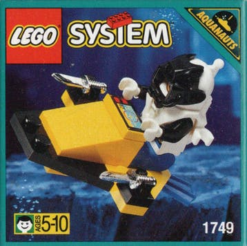 LEGO System Aquanaut Paravane - 1749 (Nieuw), Verzenden, Nieuw