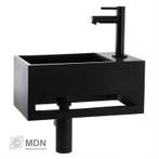 Solid Surface fontein met handdoekrek rechts, Verzenden, Nieuw