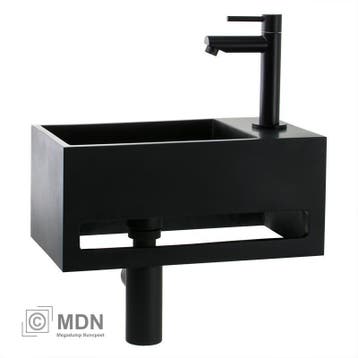 Solid Surface fontein met handdoekrek rechts, Verzenden, Nieuw