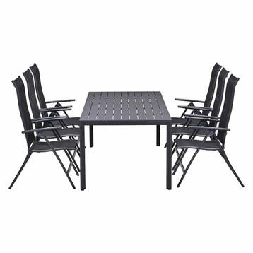 Garden Impressions Santos tuinset 7-delig - Kasper tuintafel, Verzenden, Nieuw