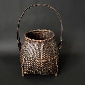 Mand - Bamboe - Japanse handgeweven Ikebana