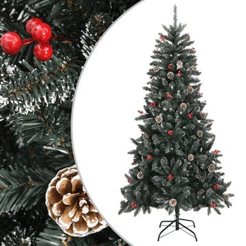 Kunstboom 210cm besneeuwd | retourdeal 49% korting, Ophalen of Verzenden, Zo goed als nieuw