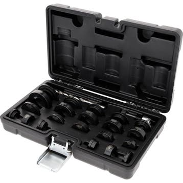 KS Tools PDC Gatenponsset 23-delig – Parkeersensor Gaten, Verzenden, Nieuw