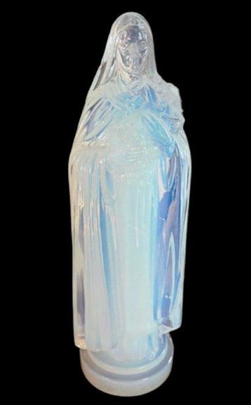 Figuur - Madonna - Santa Teresa Lisieux opaalglas Edmond
