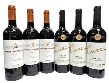 2020 C.V.N.E. Cune, gran reserva x3 & 2021 Marqués de, Nieuw