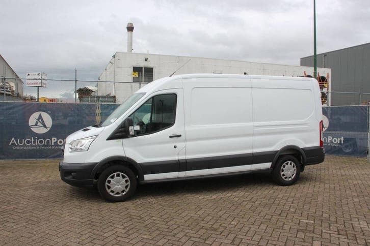 Veiling: Bestelwagen Ford Transit Diesel 170pk 2019, Auto's, Bestelauto's, Handgeschakeld, BTW verrekenbaar, Diesel, Wit, Gebruikt