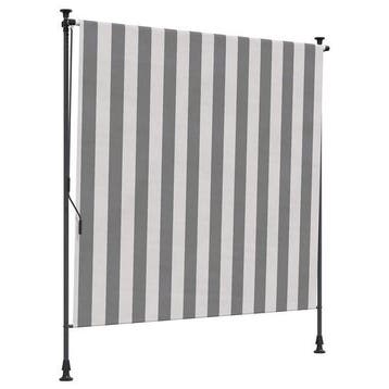 Zonnescherm Buiten Antraciet | Tweedekansje | OP=OP, Tuin en Terras, Ophalen of Verzenden, 150 tot 300 cm, Screen, Minder dan 250 cm