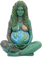Beeldje - Dea Madre con il pianeta Terra - Hars