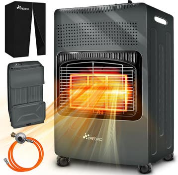 Gaskachel - Gasverwarming - 4200W - incl. Gasdrukregelaar en, Verzenden, Zo goed als nieuw